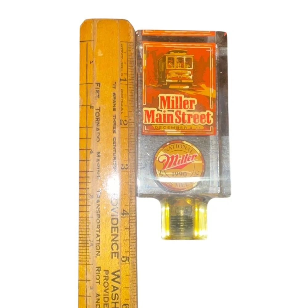 VTG‎ Main Street Trolly Miller Beer Tap Handle December 9-11-1990 Sales Mtg